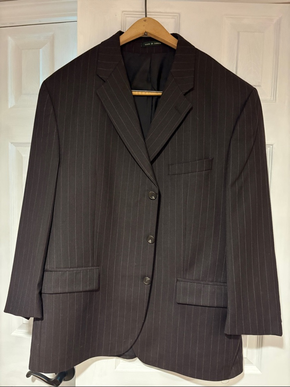 Ralph Lauren Charcoal Gray Pinstripe Suit